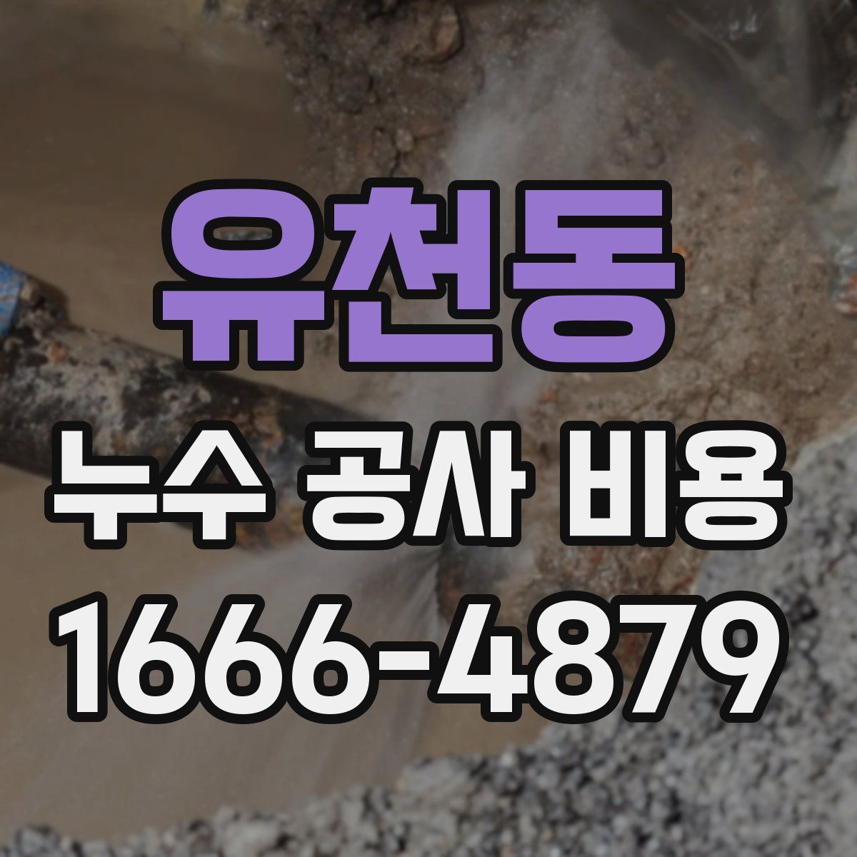 유천동 누수 공사 비용