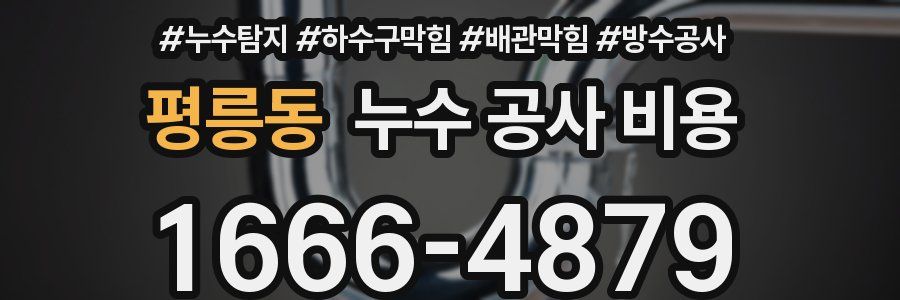 평릉동 누수 공사 비용