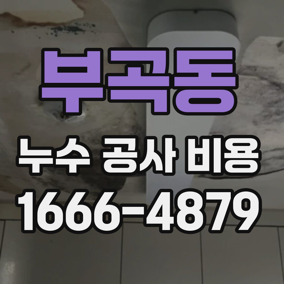부곡동 누수 공사 비용