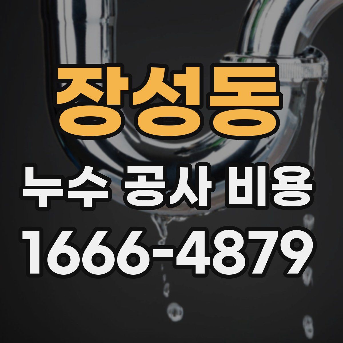 장성동 누수 공사 비용