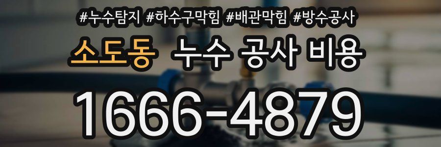 소도동 누수 공사 비용