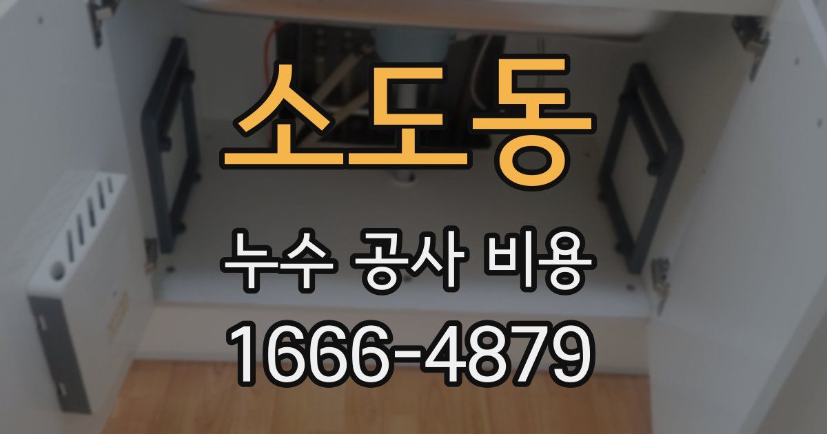 소도동 누수 공사 비용