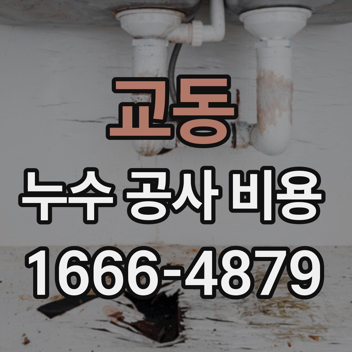 교동 누수 공사 비용