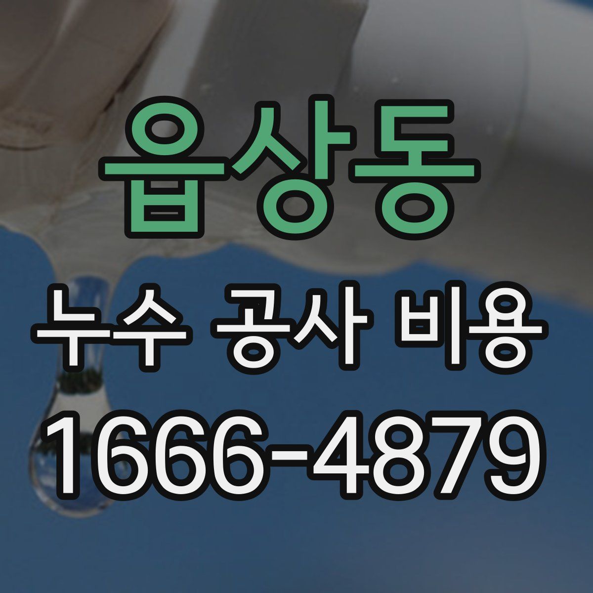 읍상동 누수 공사 비용