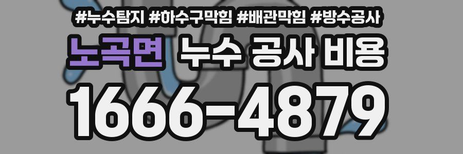 노곡면 누수 공사 비용