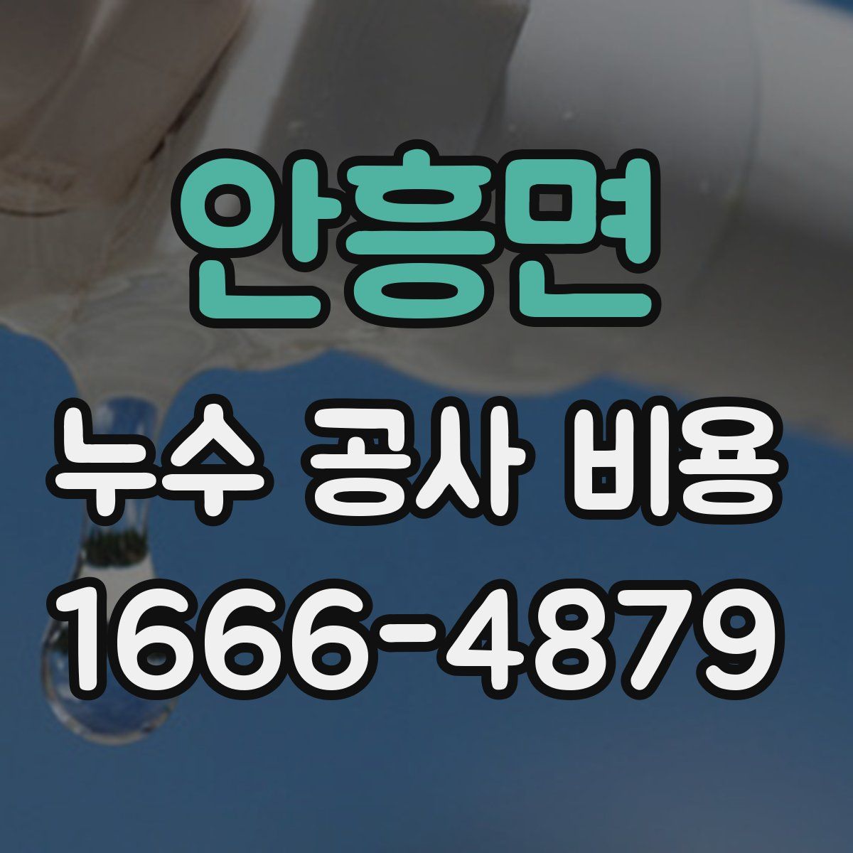 안흥면 누수 공사 비용