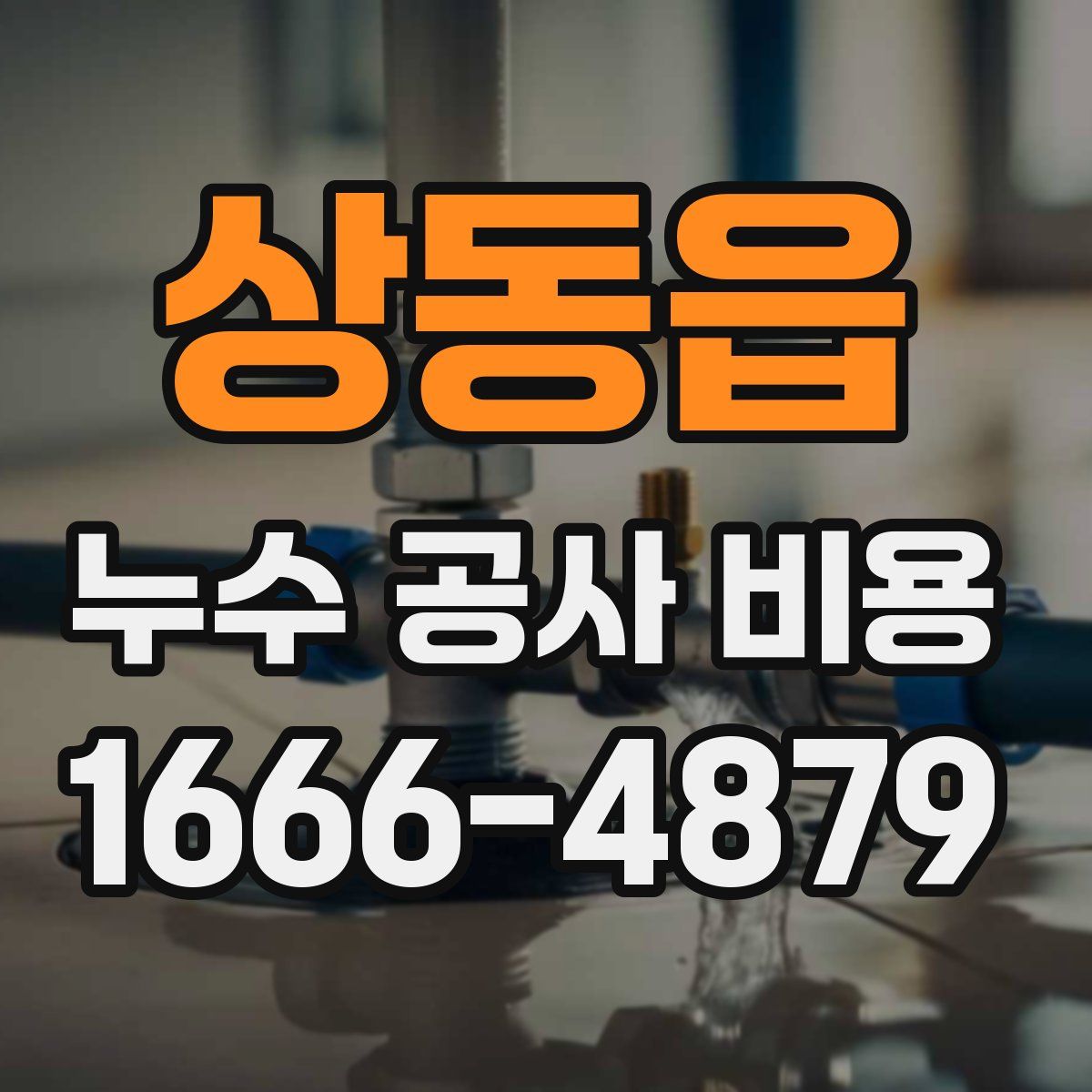 상동읍 누수 공사 비용