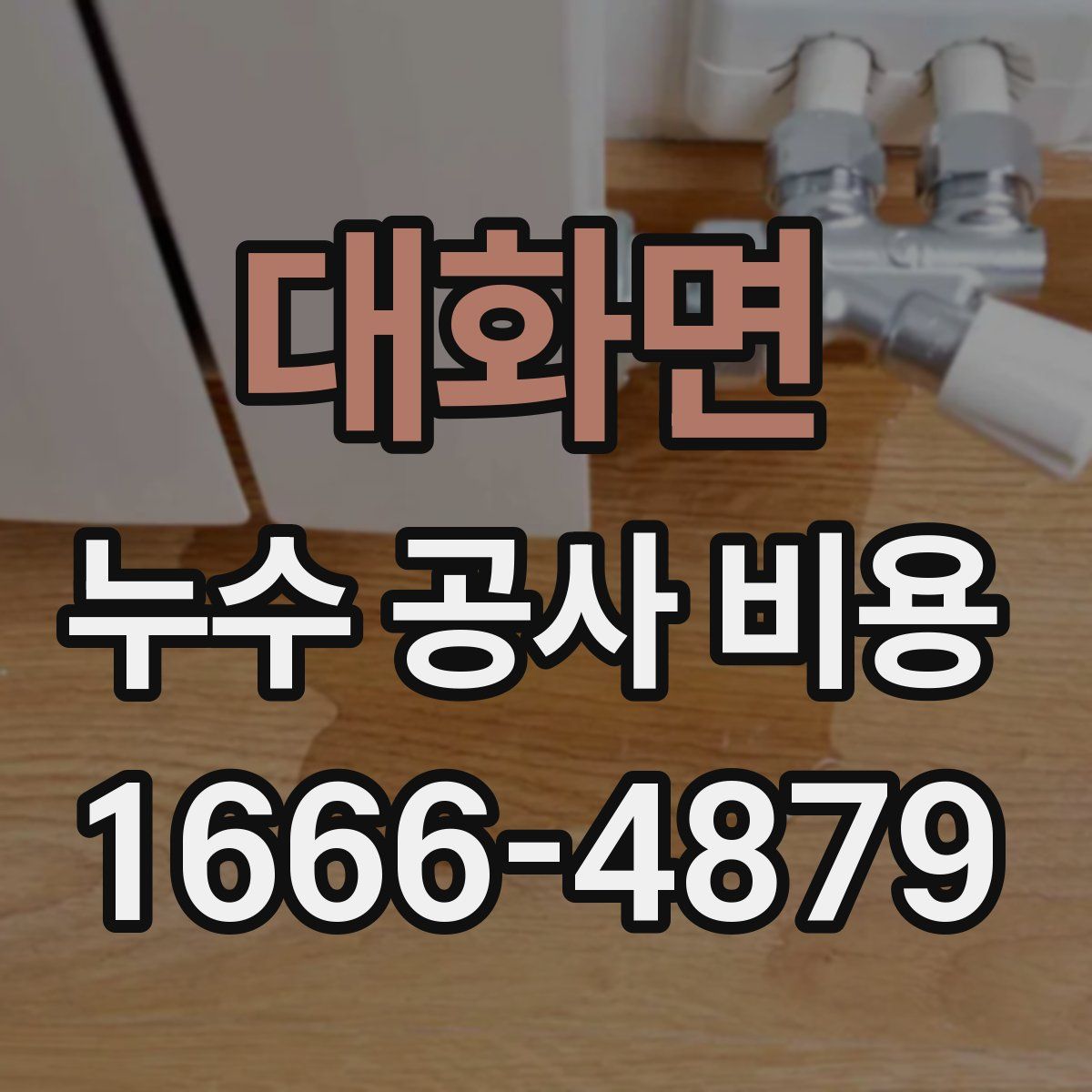 대화면 누수 공사 비용