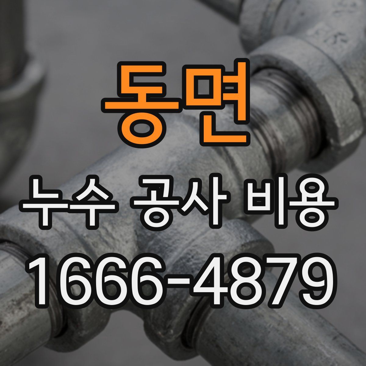 동면 누수 공사 비용