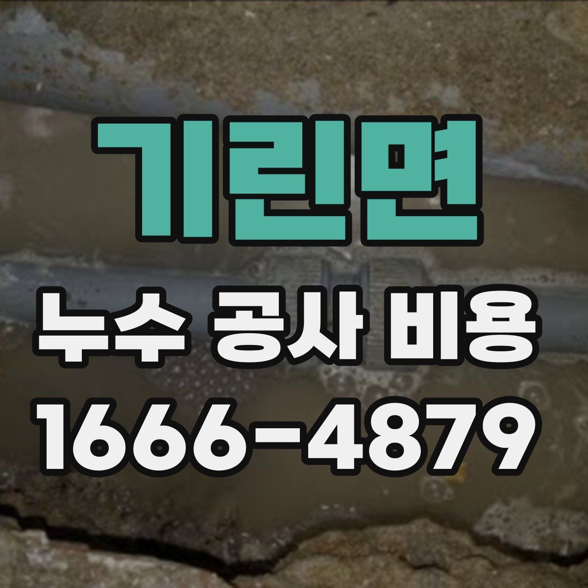 기린면 누수 공사 비용