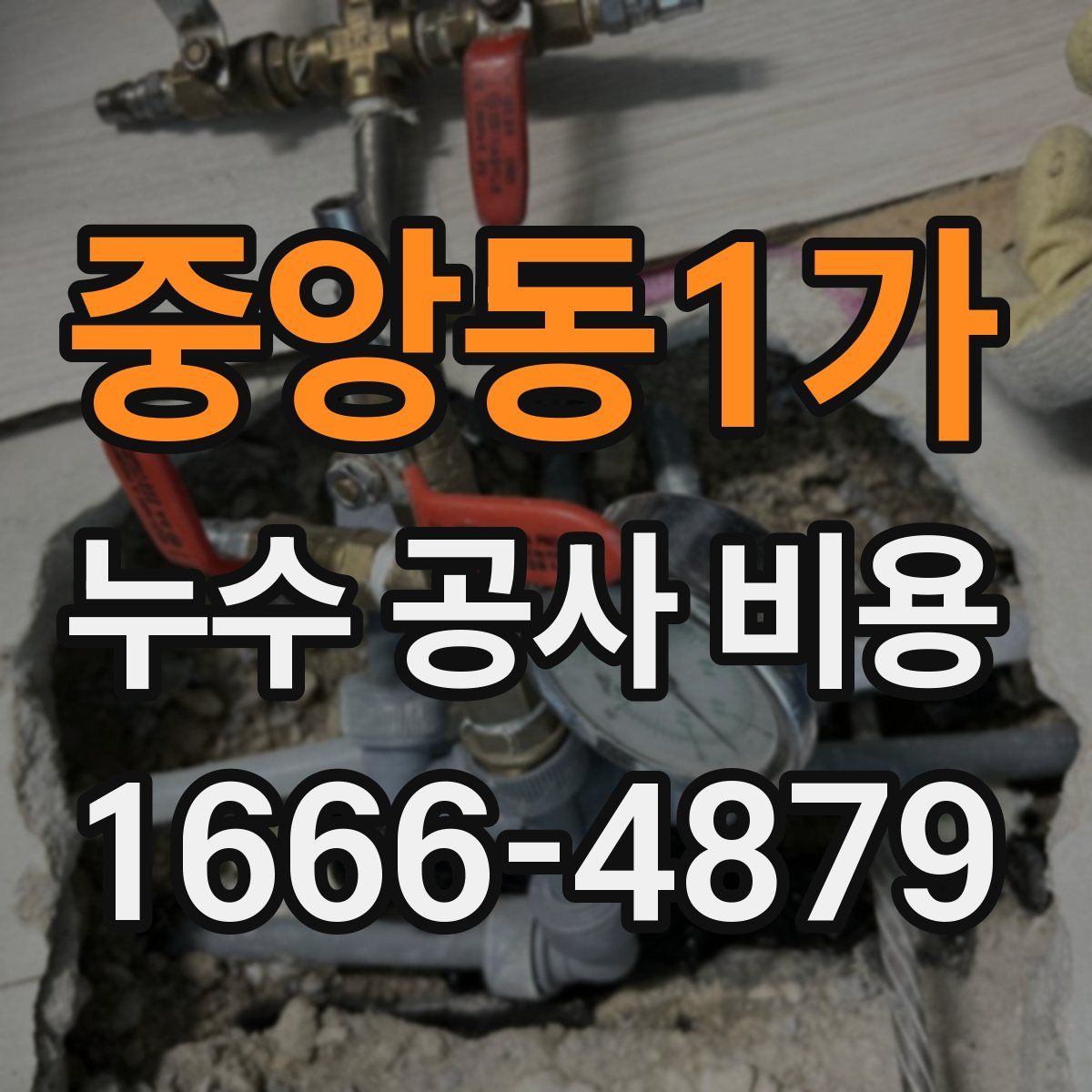 중앙동1가 누수 공사 비용