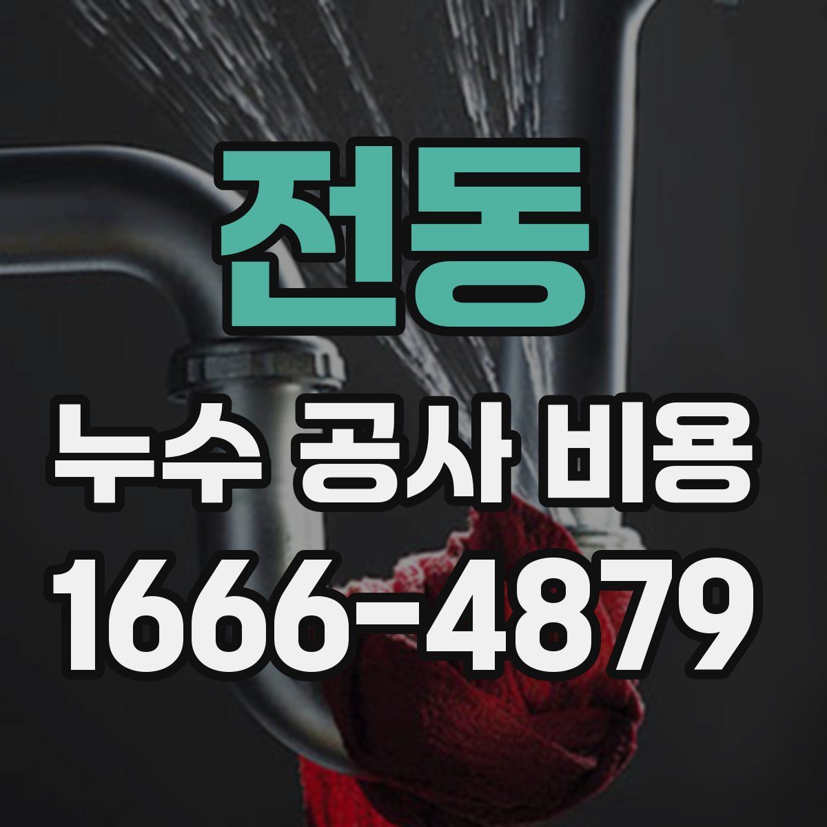 전동 누수 공사 비용