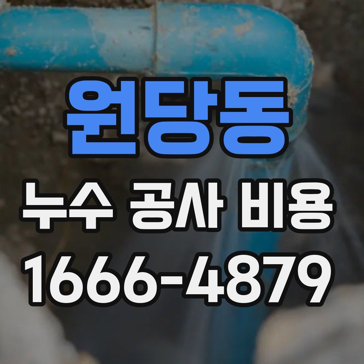 원당동 누수 공사 비용