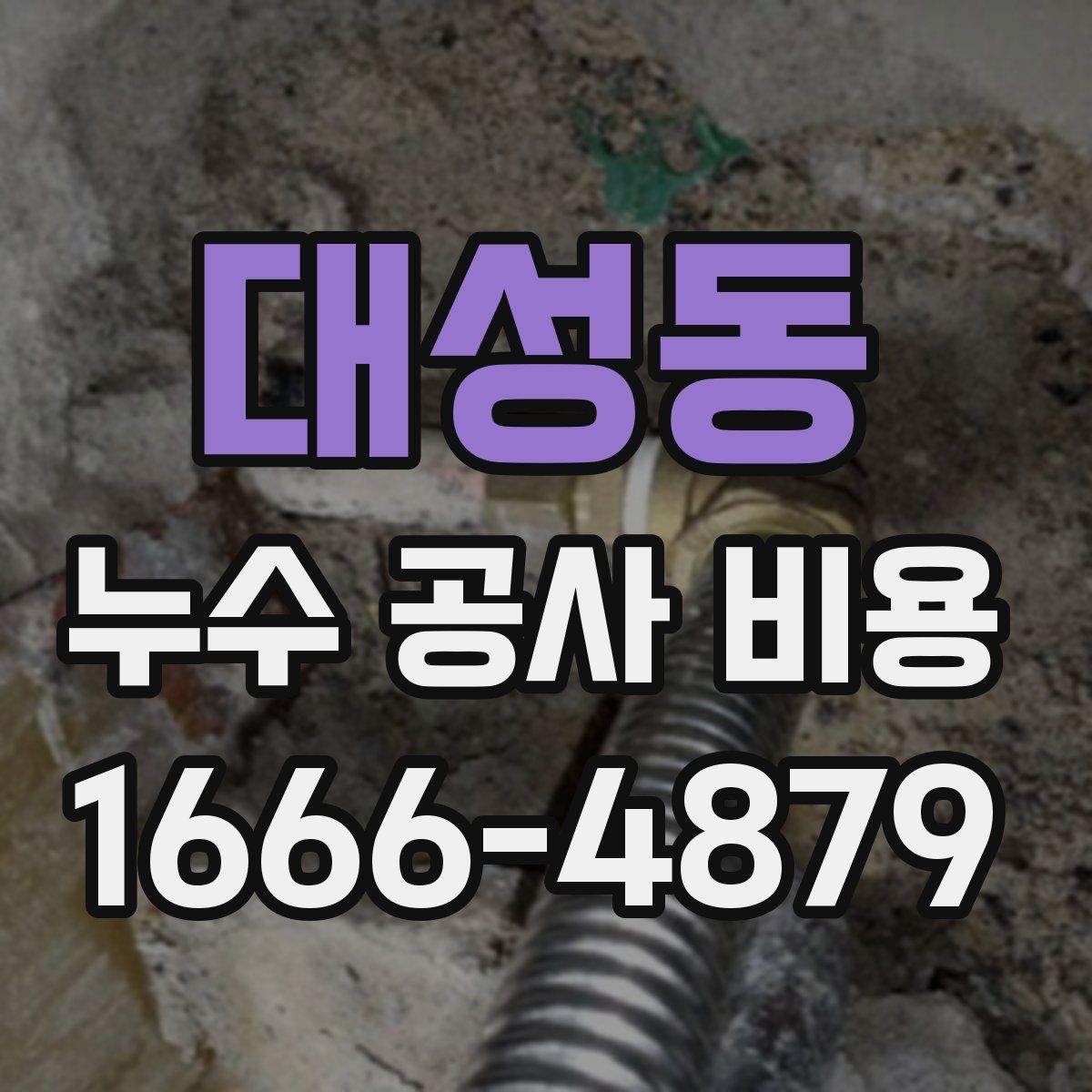 대성동 누수 공사 비용
