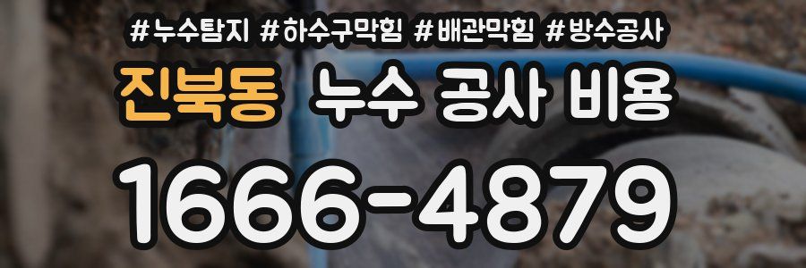 진북동 누수 공사 비용