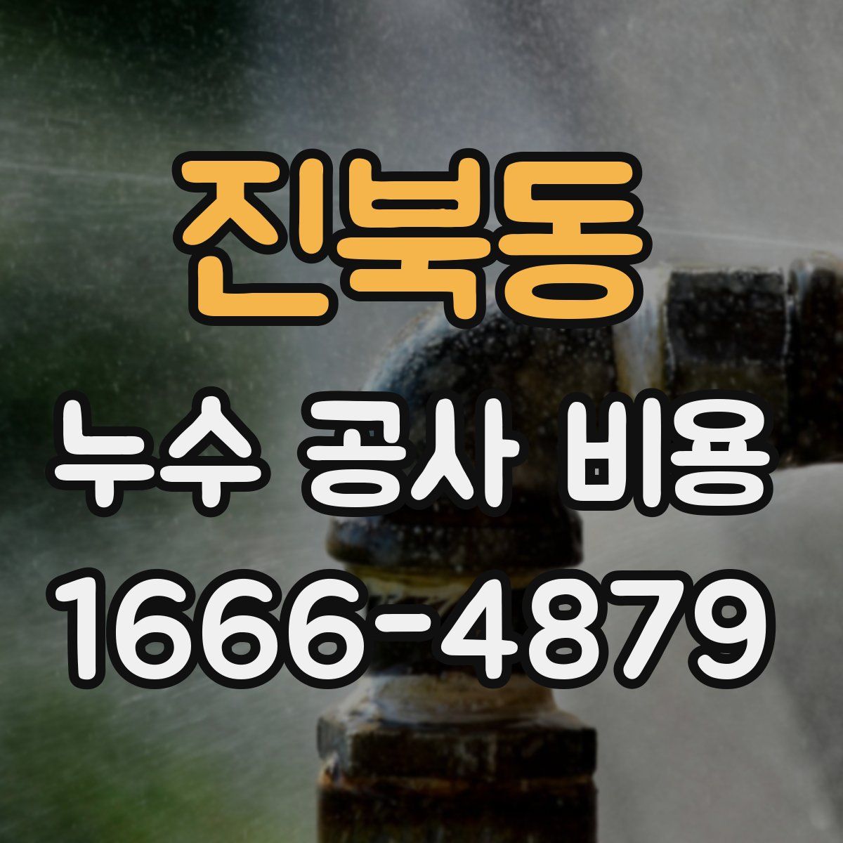 진북동 누수 공사 비용