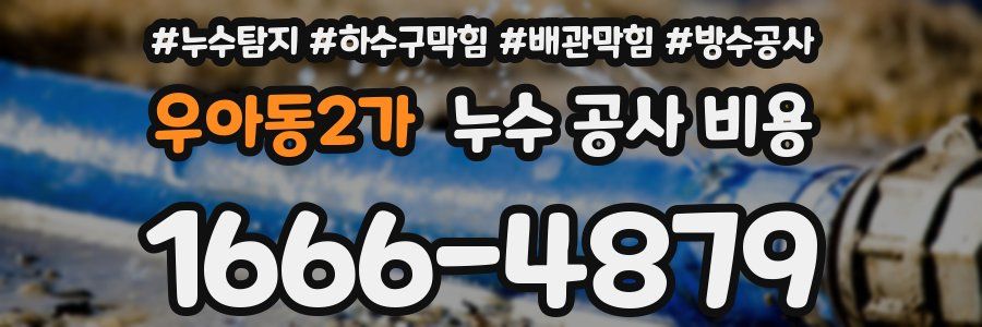 우아동2가 누수 공사 비용