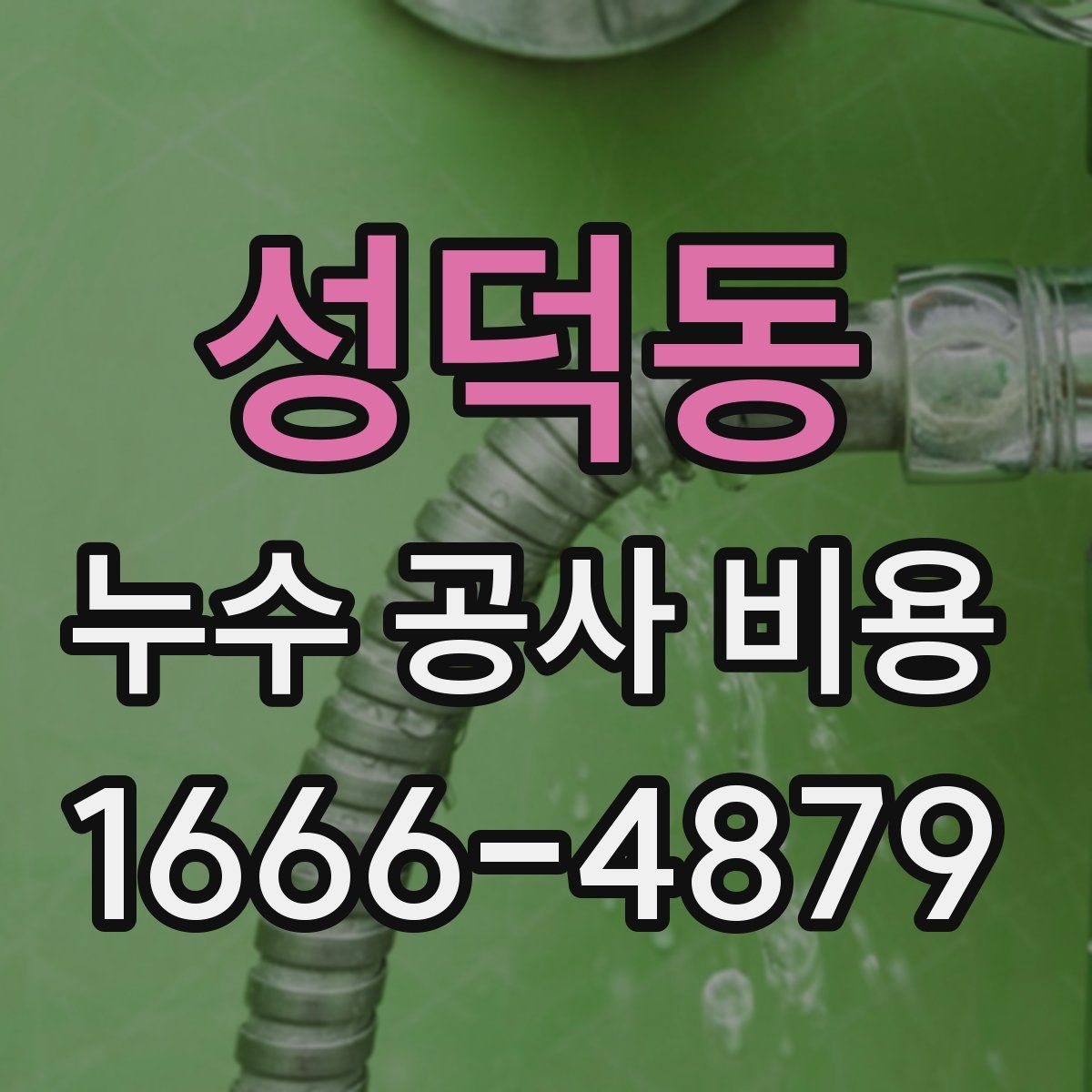 성덕동 누수 공사 비용