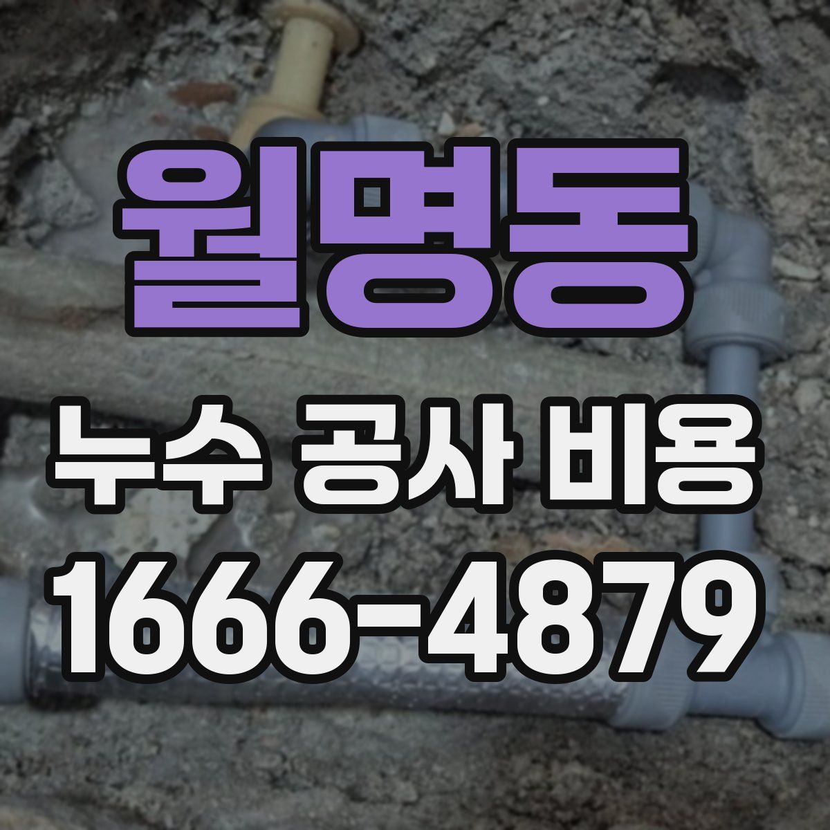 월명동 누수 공사 비용