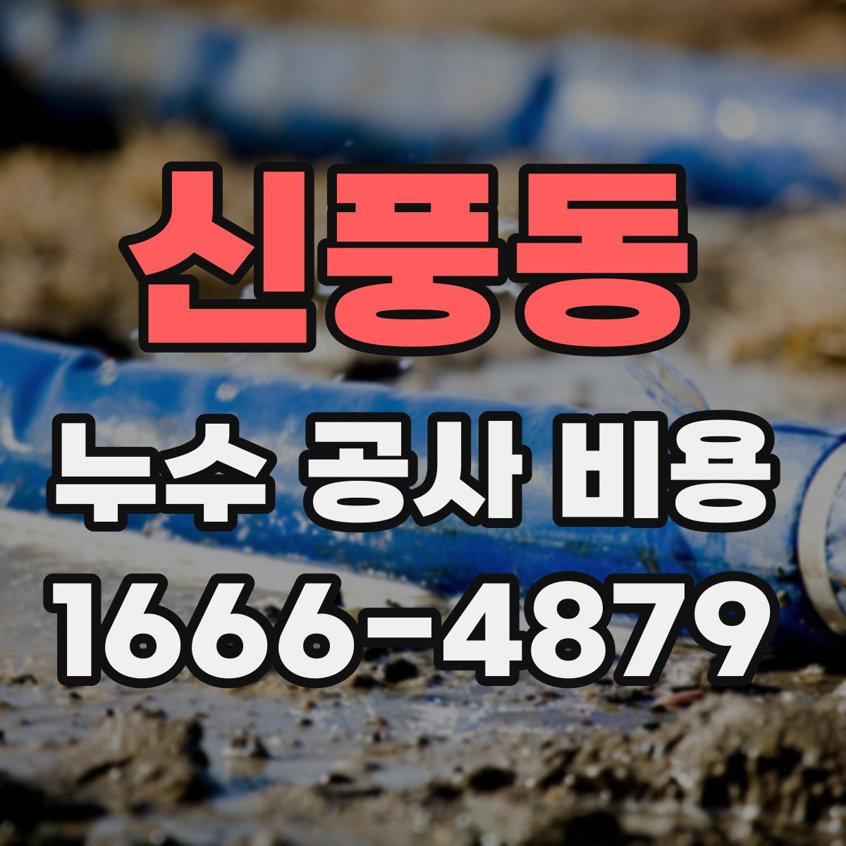 신풍동 누수 공사 비용