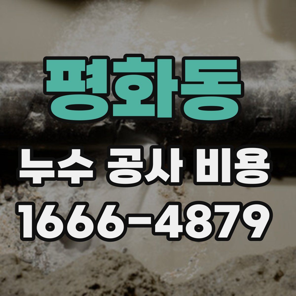 평화동 누수 공사 비용
