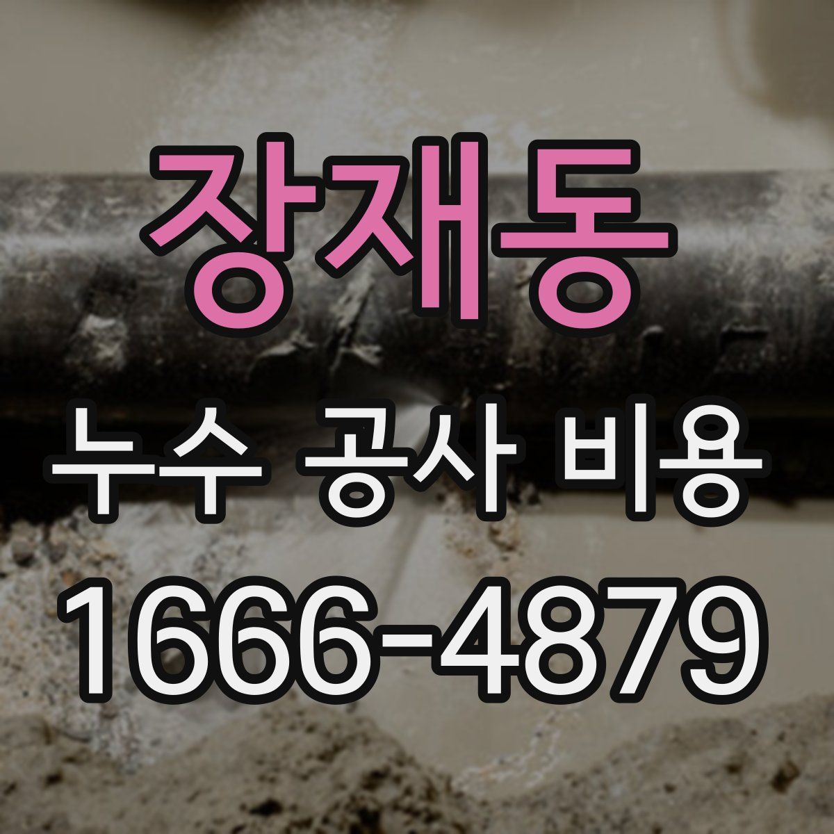 장재동 누수 공사 비용