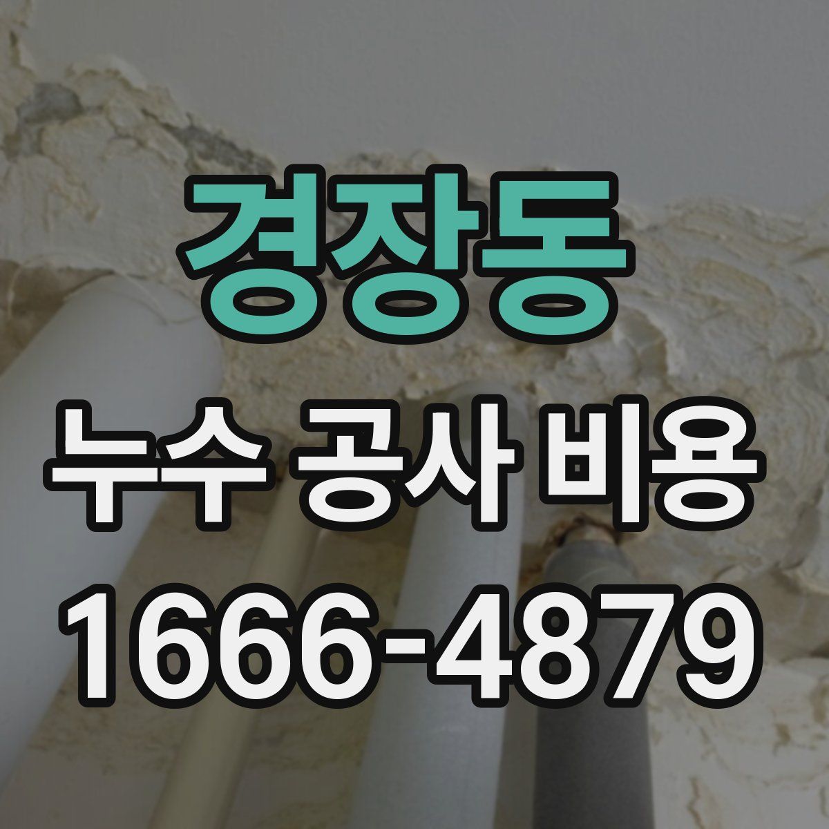 경장동 누수 공사 비용