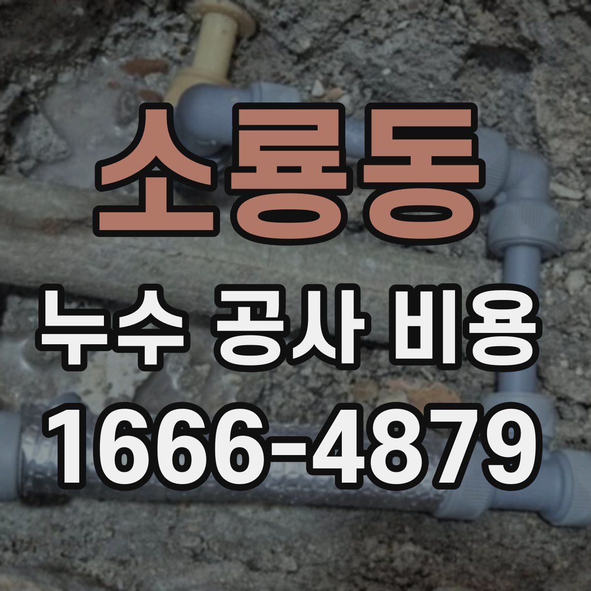 소룡동 누수 공사 비용