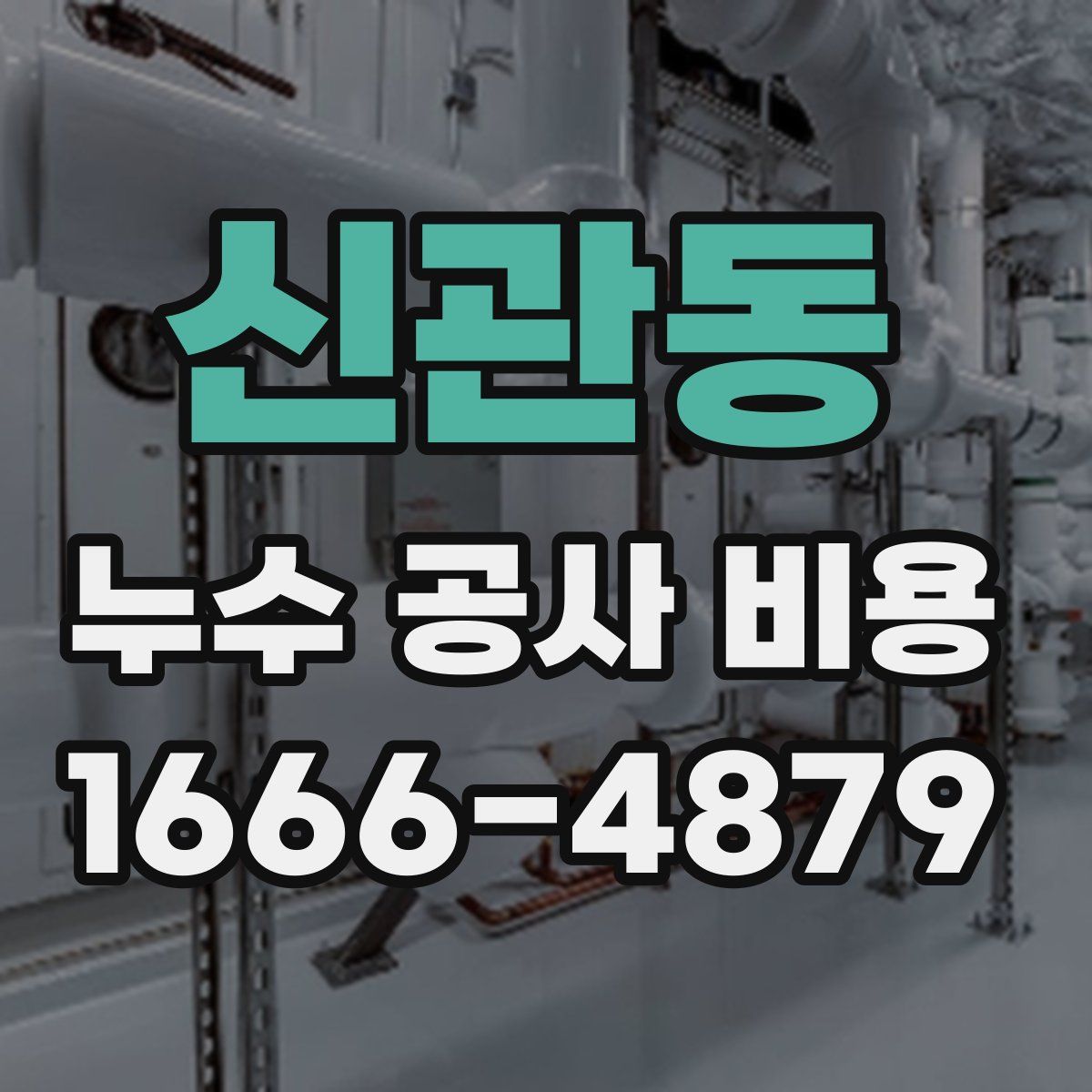 신관동 누수 공사 비용
