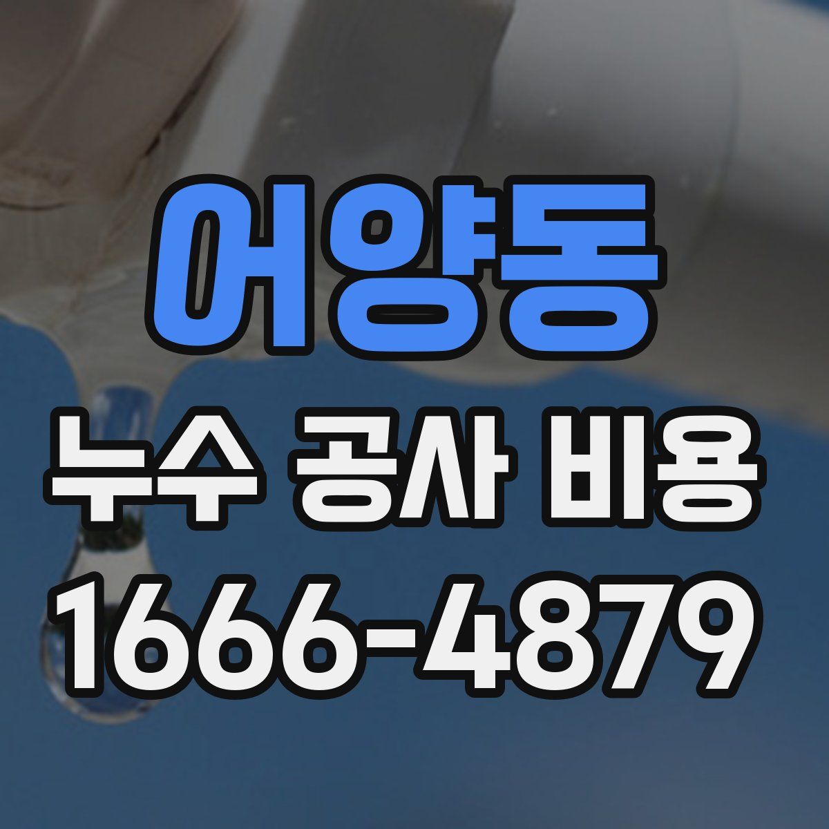 어양동 누수 공사 비용