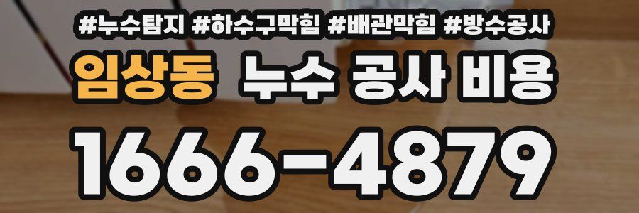 임상동 누수 공사 비용