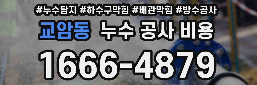 교암동 누수 공사 비용