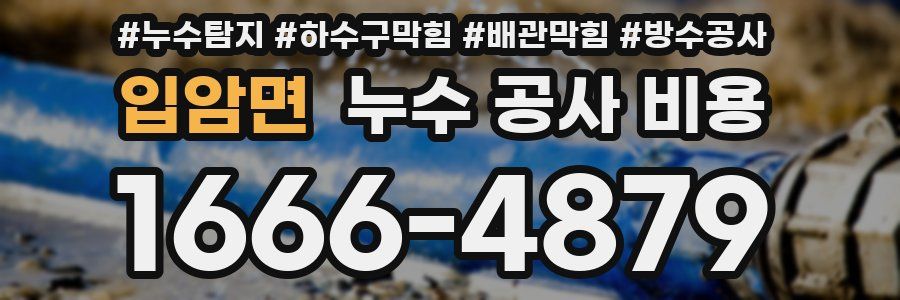 입암면 누수 공사 비용