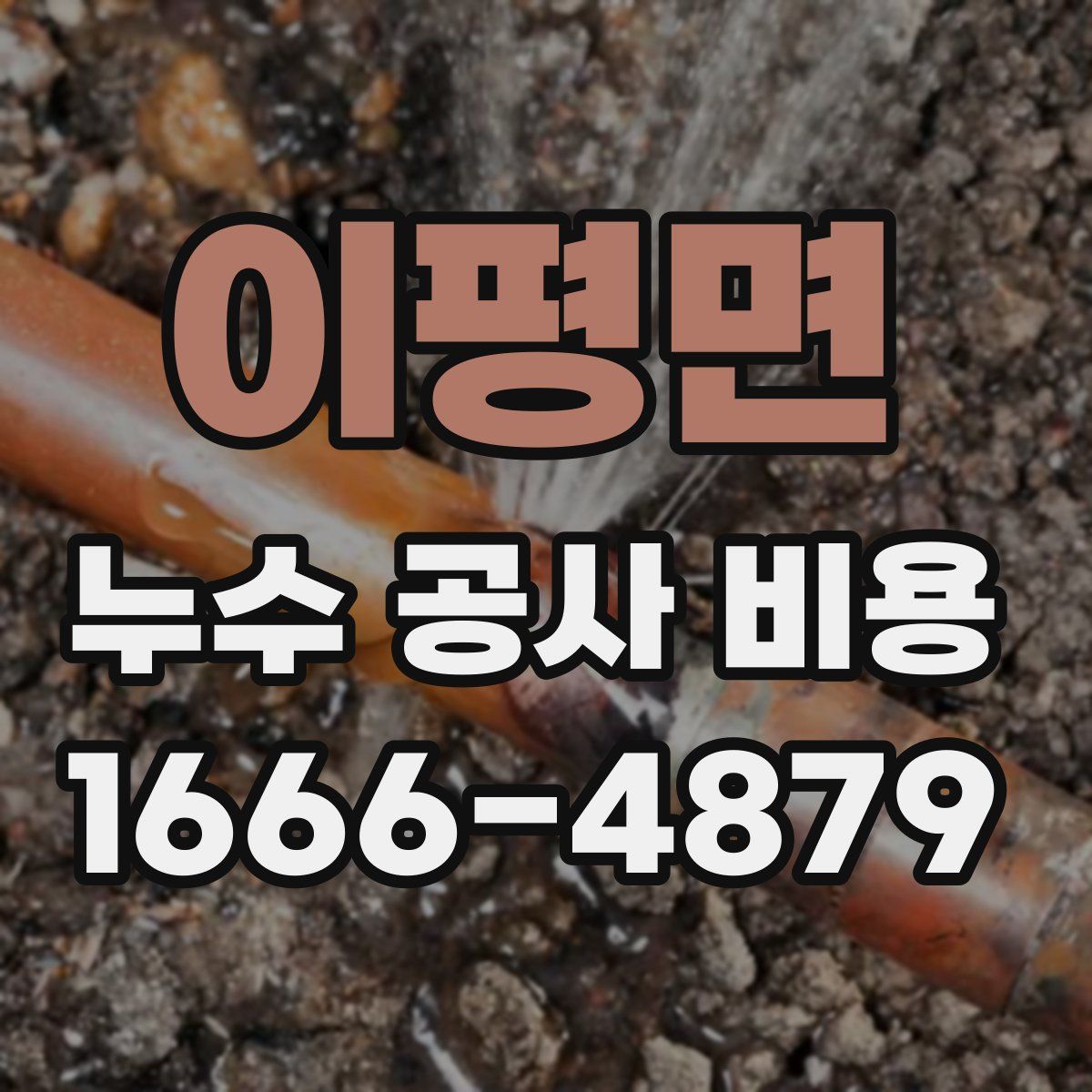 이평면 누수 공사 비용