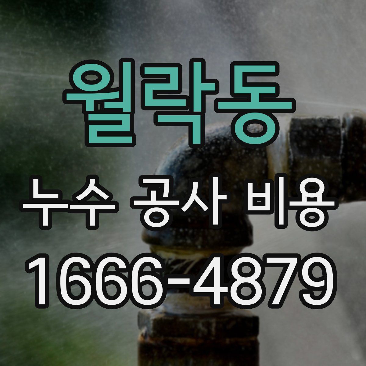 월락동 누수 공사 비용