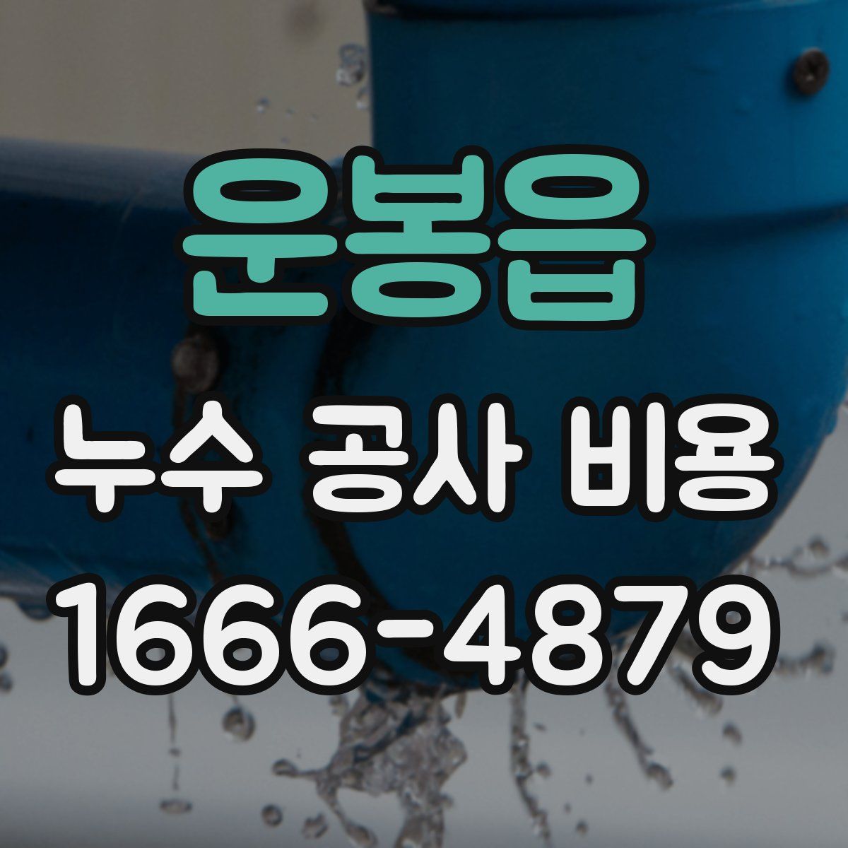 운봉읍 누수 공사 비용