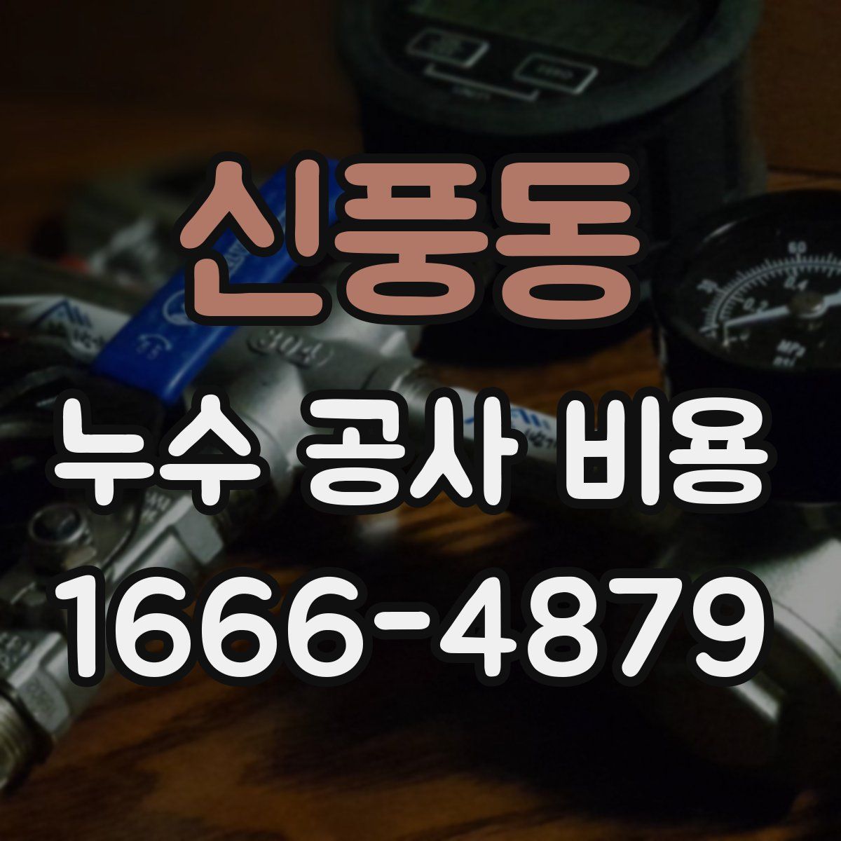 신풍동 누수 공사 비용