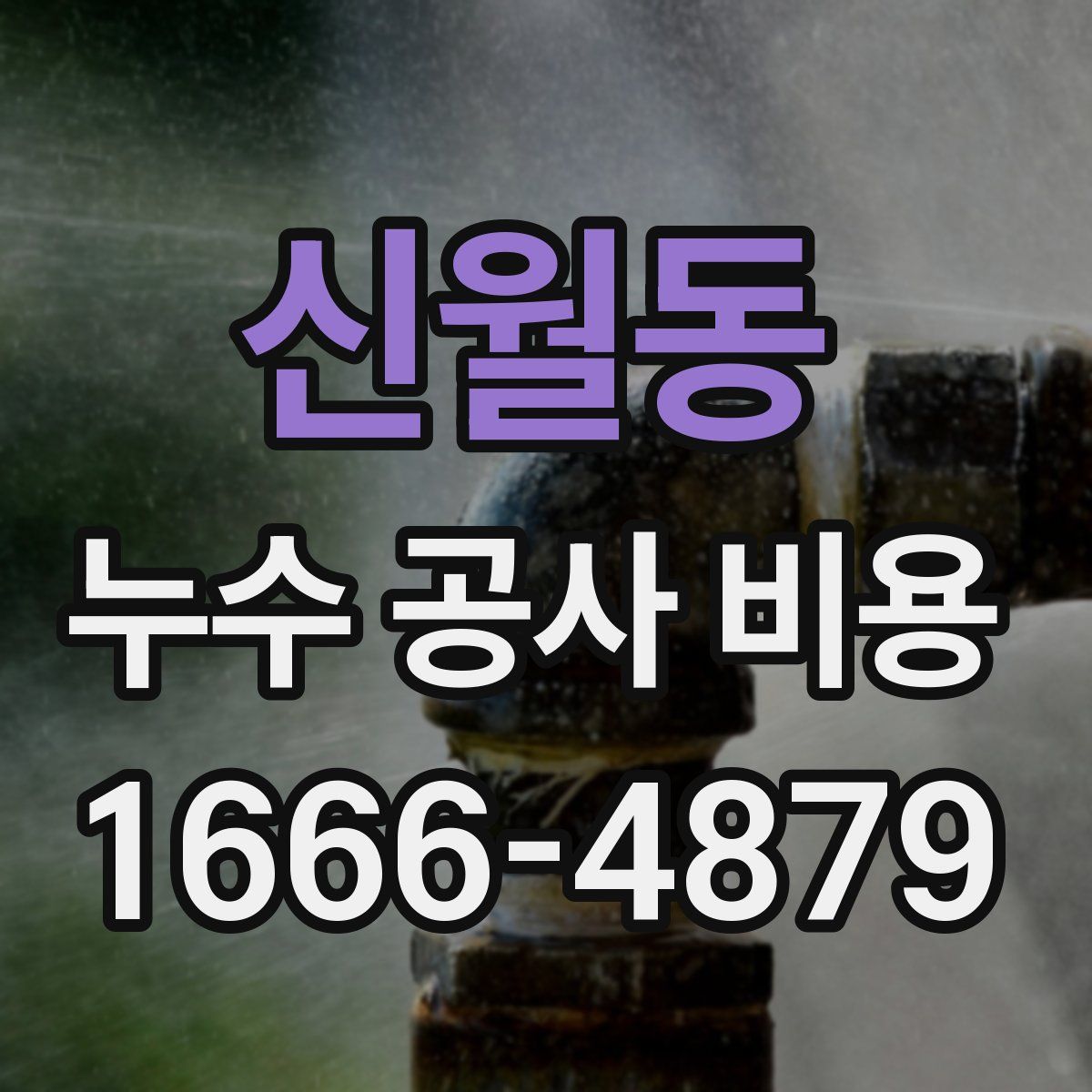 신월동 누수 공사 비용
