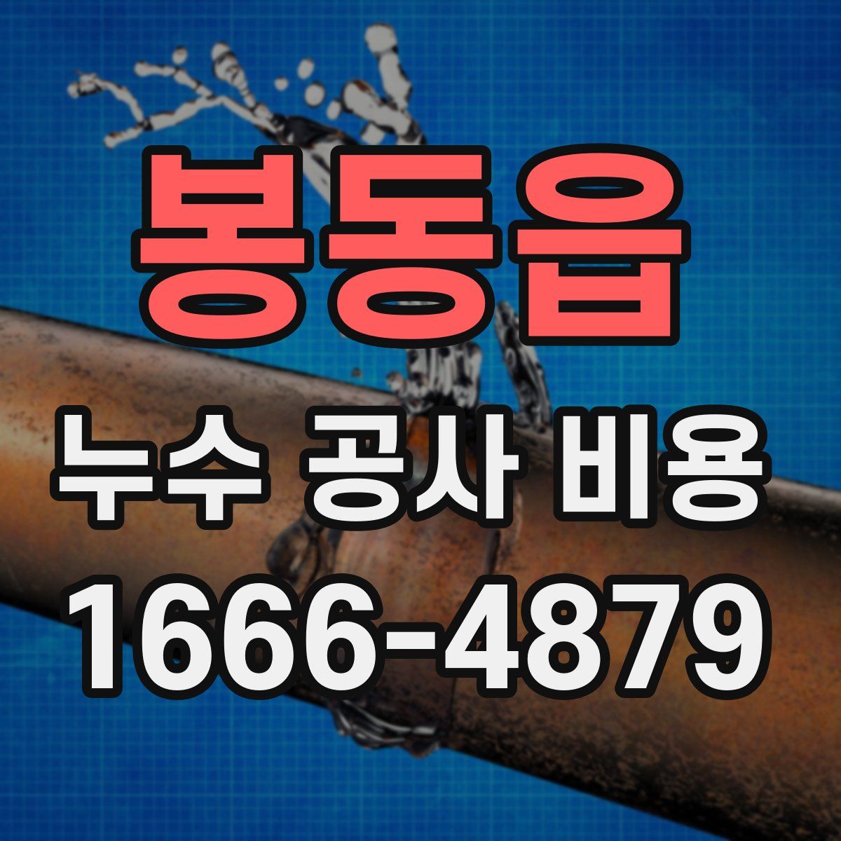 봉동읍 누수 공사 비용