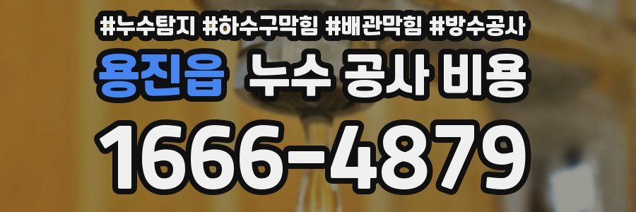 용진읍 누수 공사 비용
