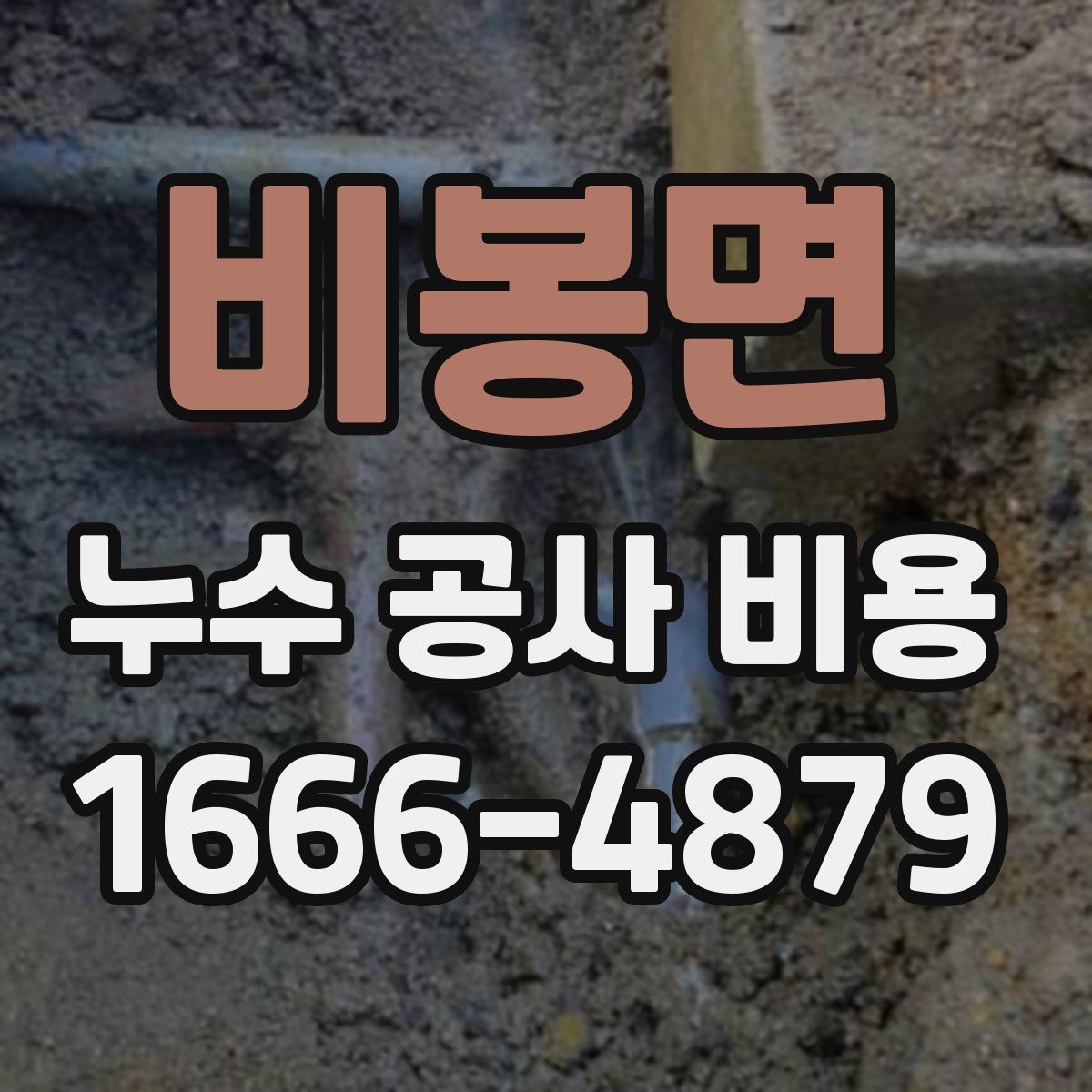 비봉면 누수 공사 비용