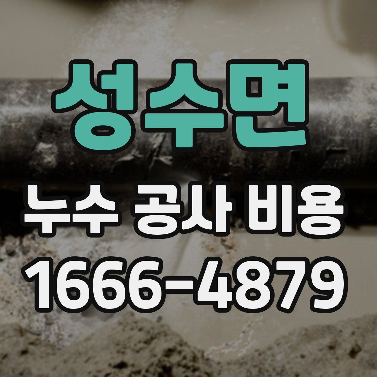 성수면 누수 공사 비용