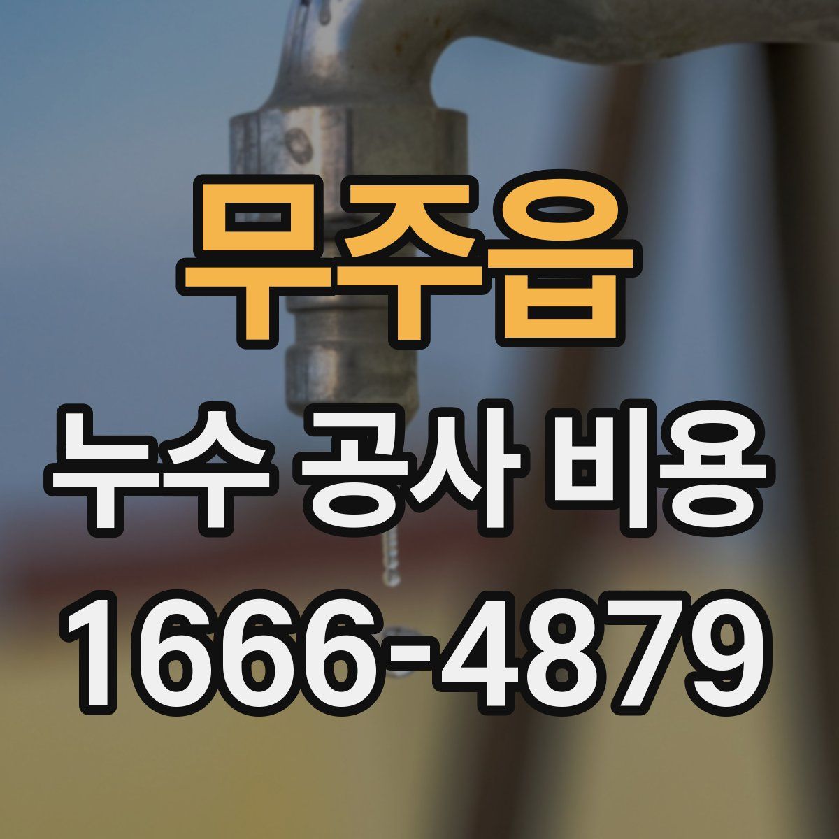 무주읍 누수 공사 비용