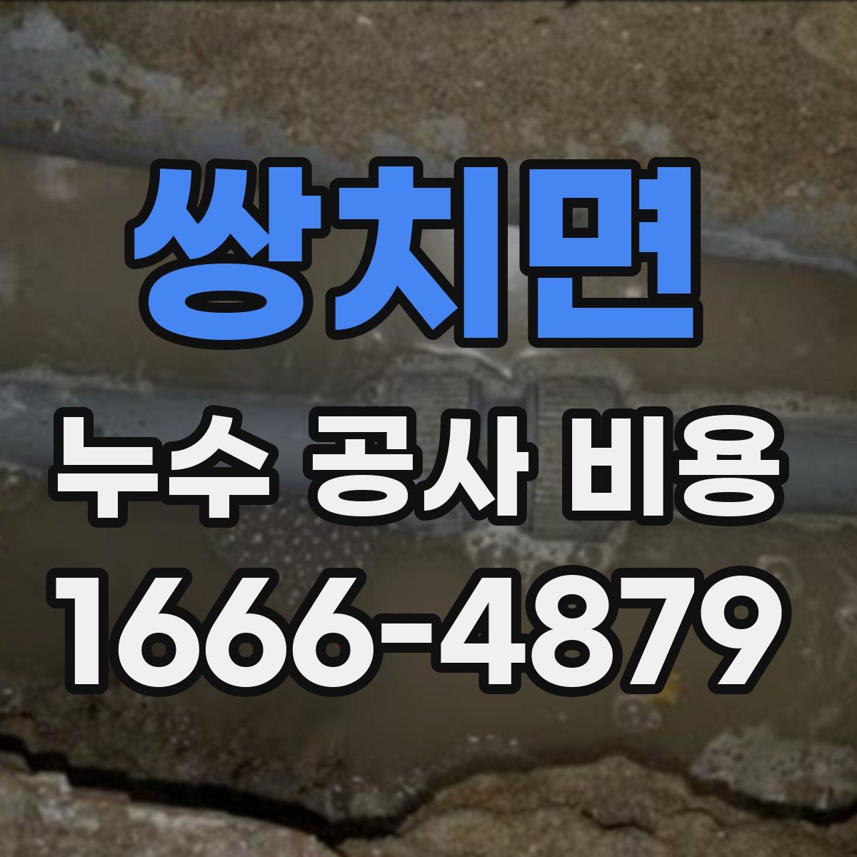 쌍치면 누수 공사 비용