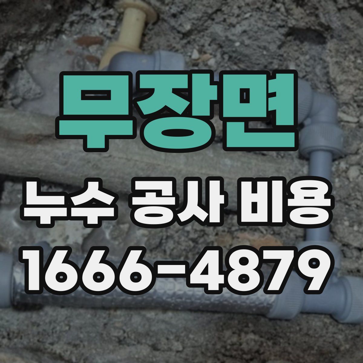 무장면 누수 공사 비용