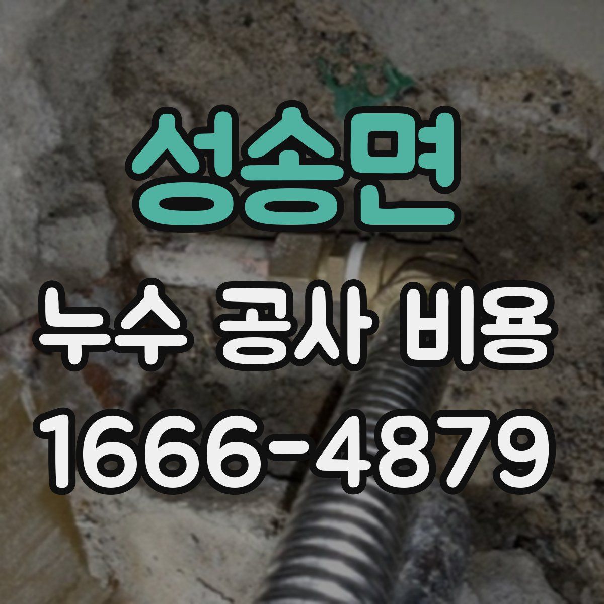 성송면 누수 공사 비용