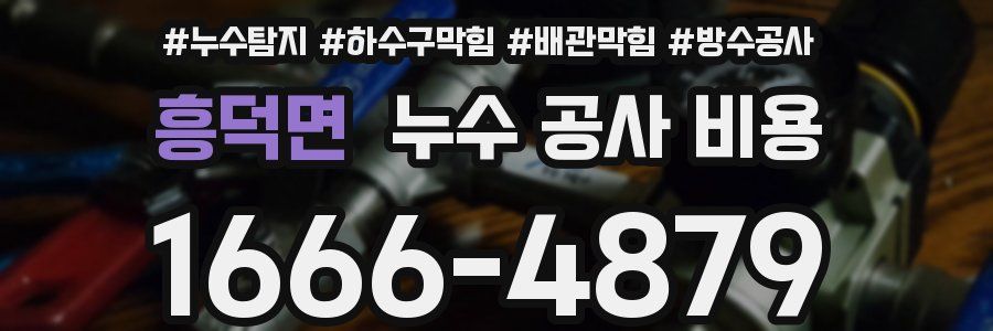 흥덕면 누수 공사 비용