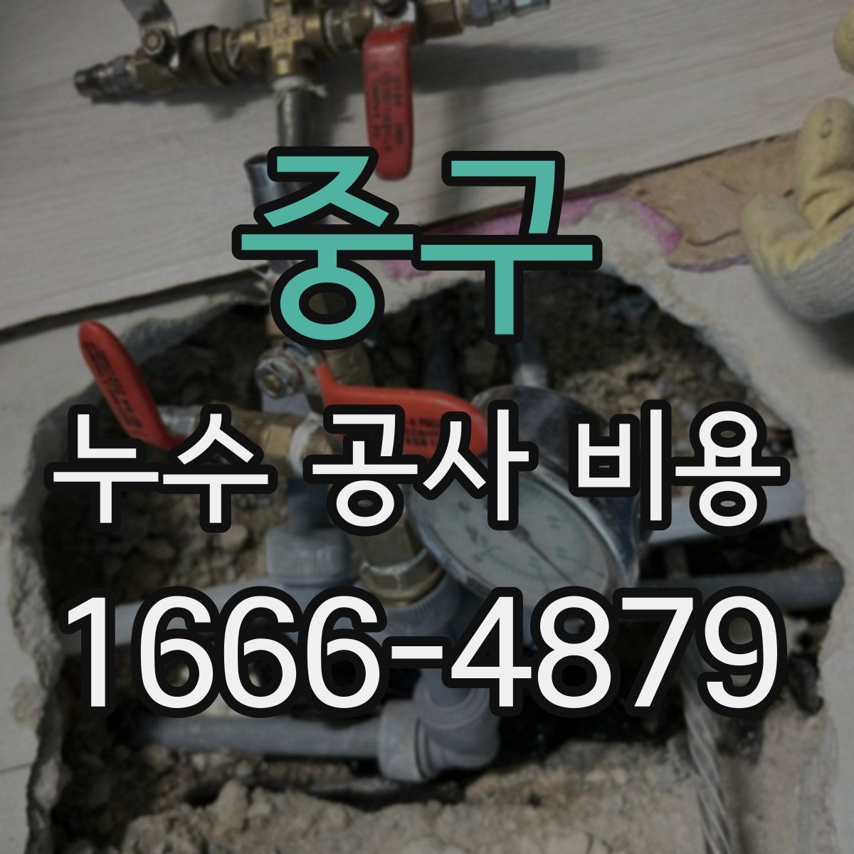중구 누수 공사 비용