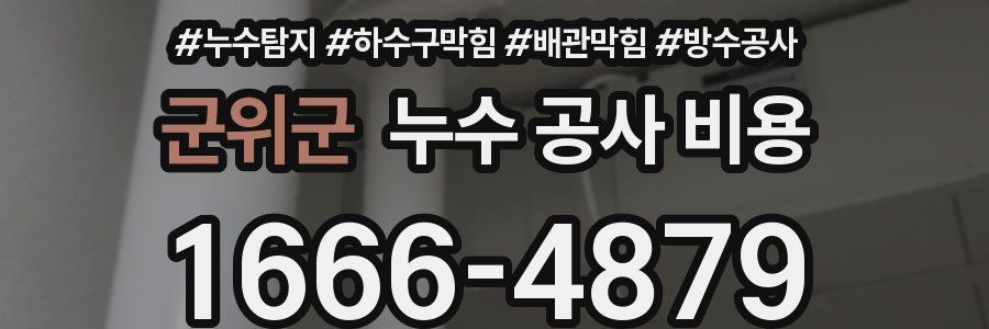 군위군 누수 공사 비용