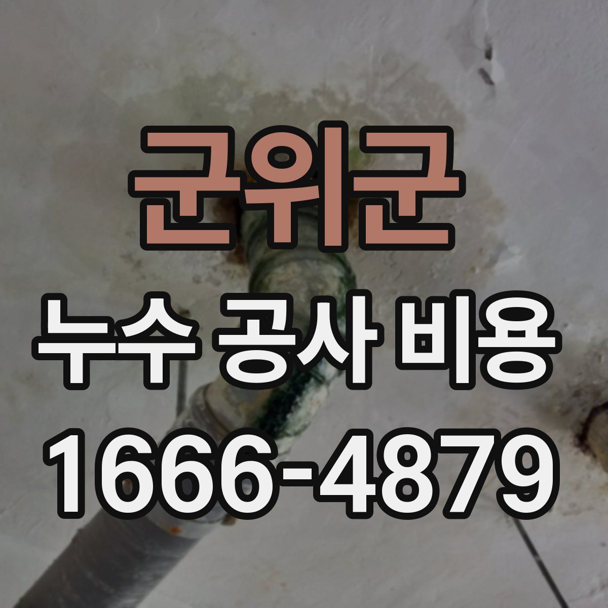 군위군 누수 공사 비용